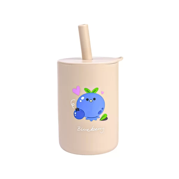 Silicone Sippy Cup with Lid, BPA-free - Image 9