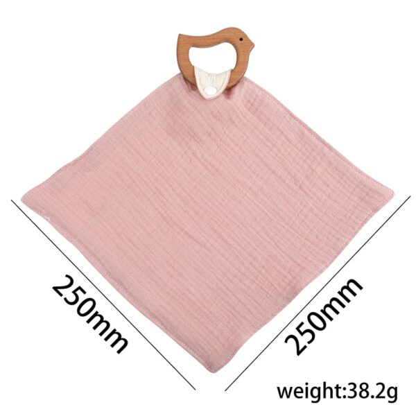 Cartoon Animal Teether Bib - Image 31
