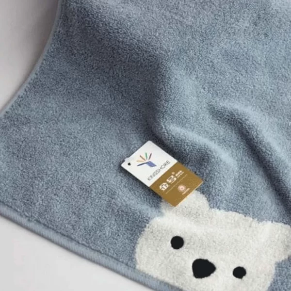 Cute Cartoon Bear Hand Towel Soft Cotton Kids - Image 7