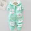 Cartoon Cat Hooded Vest Set - Image 43