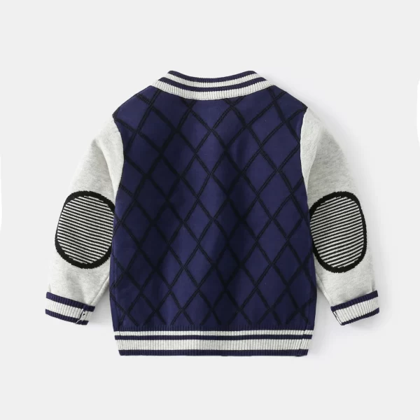 Toddler Cotton Baseball Jacket - Image 3