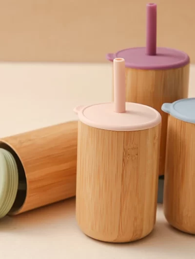 Bamboo Sippy Cups BPA Free