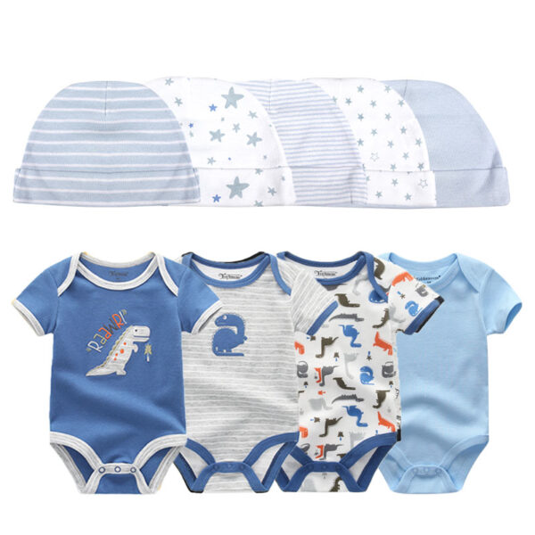 Baby Bodysuit Set with Hat - Image 23