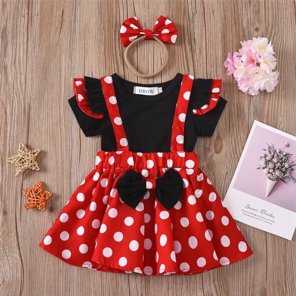 Polka Dots/Pattern Bowknot Skirt - Image 9
