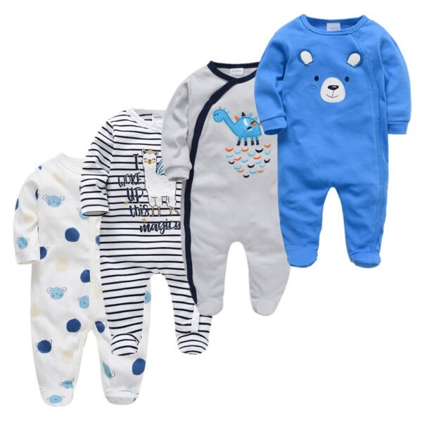 Cotton Rompers for Baby Boys - Image 16