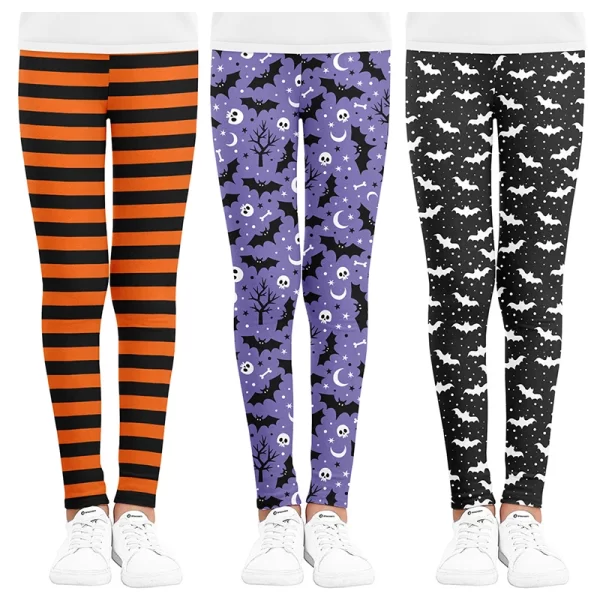 Girls Halloween Leggings