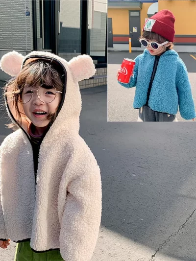 Lamb jacket kids fall/winter