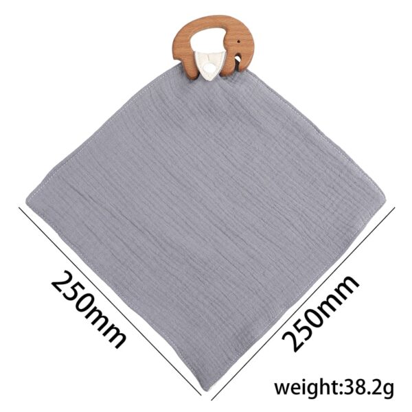 Cartoon Animal Teether Bib - Image 26