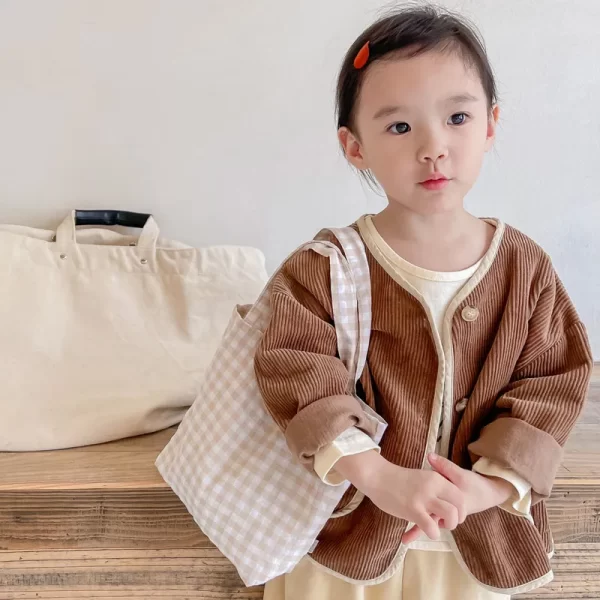 Loose Lamb Velvet Jacket Kids - Image 12