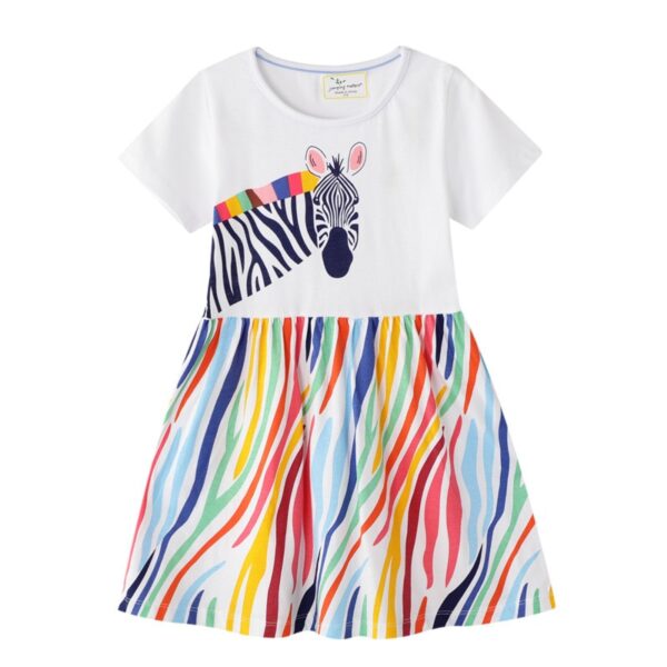Animal Adventure Baby Girls Short Sleeve Dress - Image 7