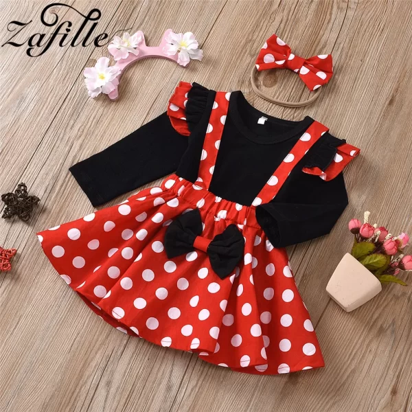 Polka Dots/Pattern Bowknot Skirt - Image 7