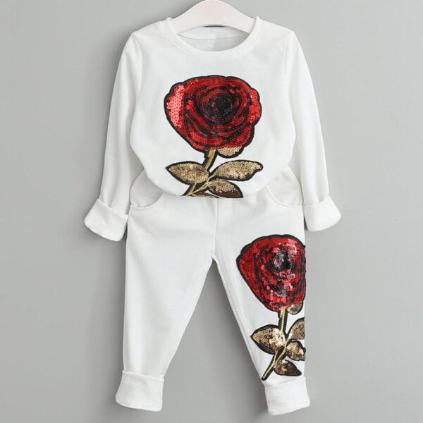 Autumn Winter Girls Clothing Set - Image 5