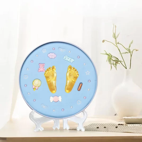 Baby Gift Footprint Air Drying Soft Clay Imprint Kit Casting - Image 5