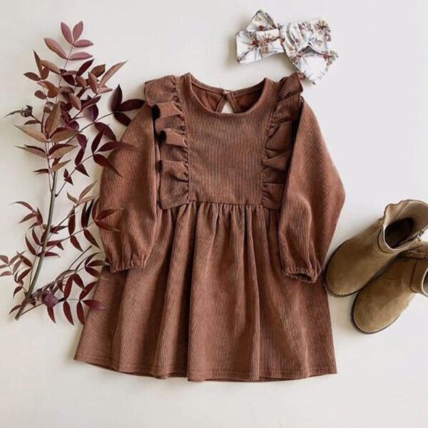 Floral Fiesta Girls Dress by Humor Bear - Image 5