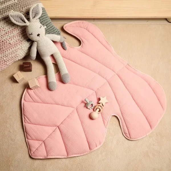   Leaf Shaped Infant Floor Playmat - Image 2