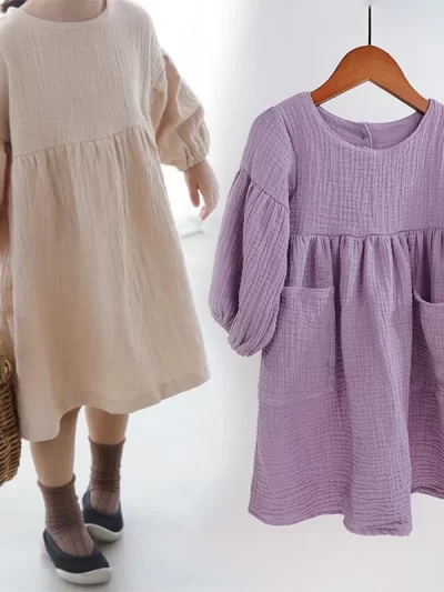 Organic Cotton Girl's Dress