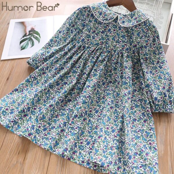 Floral Fiesta Girls Dress by Humor Bear - Image 8