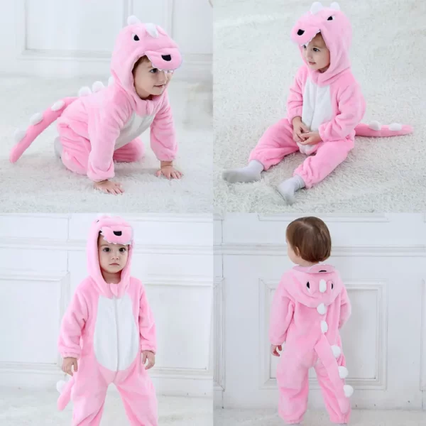 Kids Dinosaur Onesie Costume - Image 6