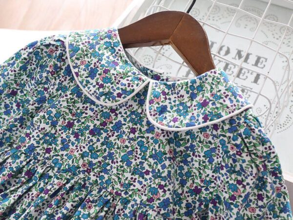 Floral Fiesta Girls Dress by Humor Bear - Image 7