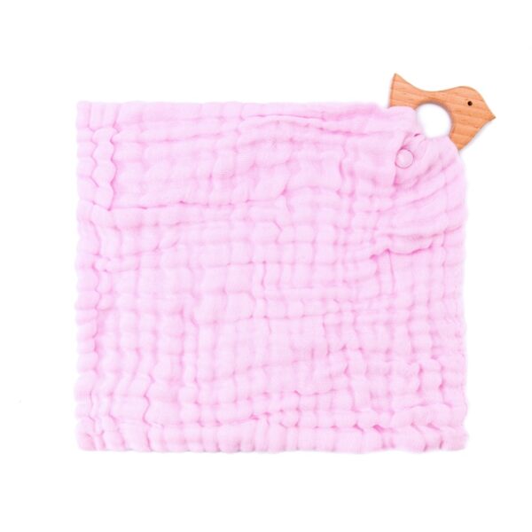 Cartoon Animal Teether Bib - Image 7