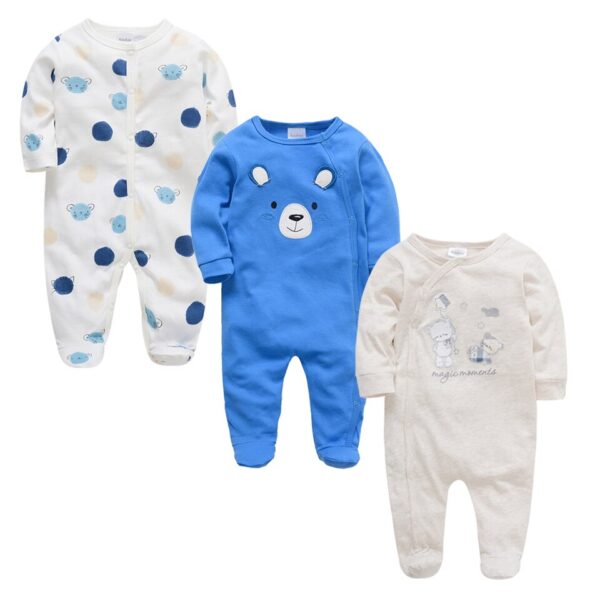 Cotton Rompers for Baby Boys - Image 5