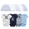 Baby Bodysuit Set with Hat - Image 10