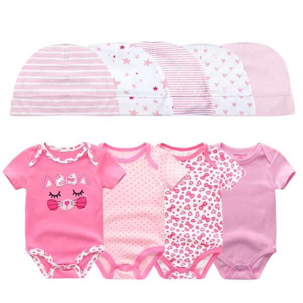 Baby Bodysuit Set with Hat - Image 24
