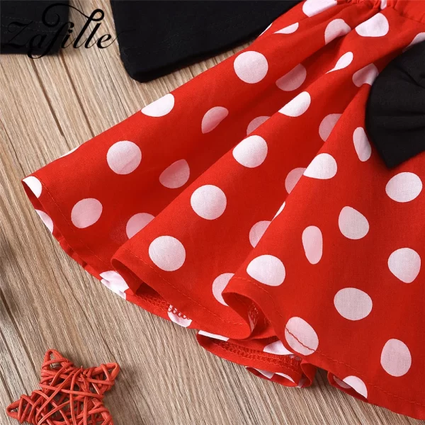 Polka Dots/Pattern Bowknot Skirt - Image 6