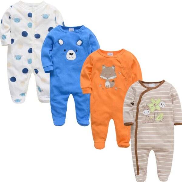 Cotton Rompers for Baby Boys - Image 25