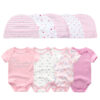 Baby Bodysuit Set with Hat - Image 6