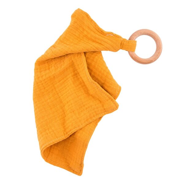 Cartoon Animal Teether Bib - Image 5