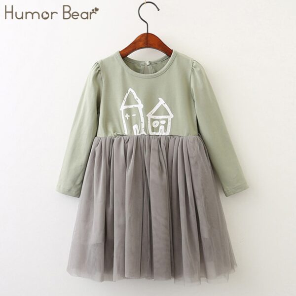 Floral Fiesta Girls Dress by Humor Bear - Image 2