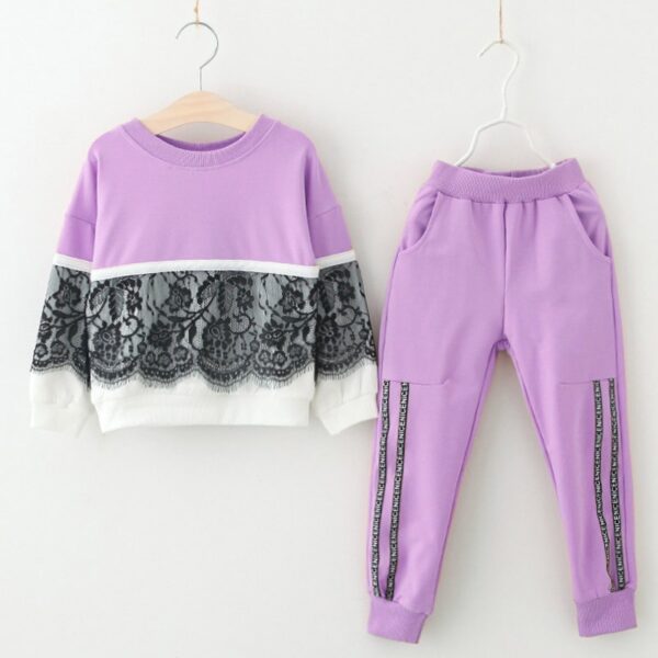 Autumn Winter Girls Clothing Set - Image 9