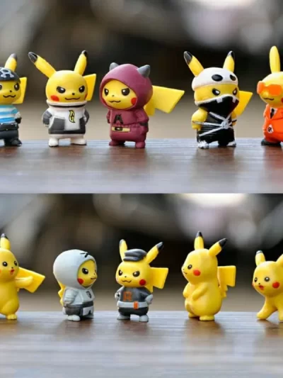 10pcs/set Cartoon Movie Pokemon Action Figure Mini Toys