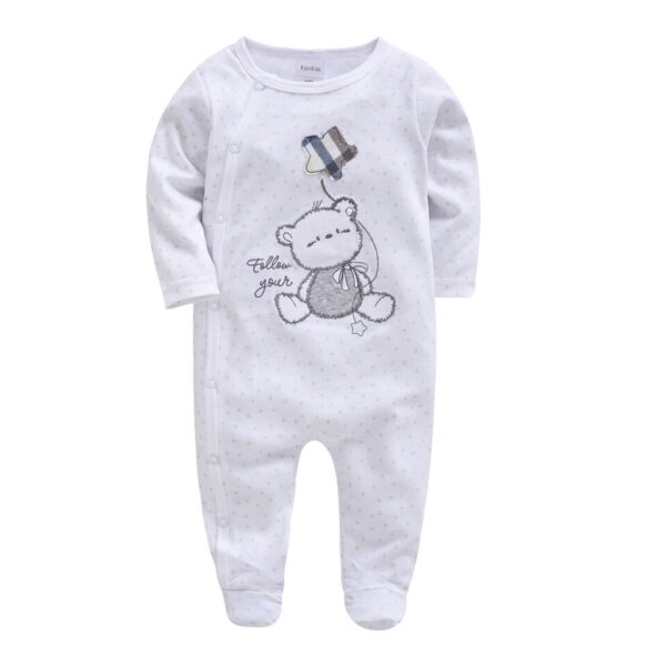 Cotton Rompers for Baby Boys - Image 7