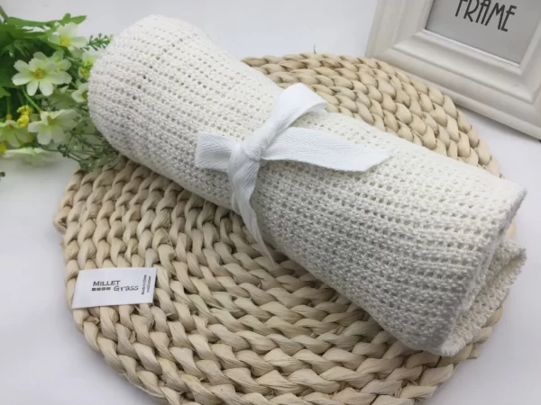 Muslin Baby Blanket Knitted - Image 7