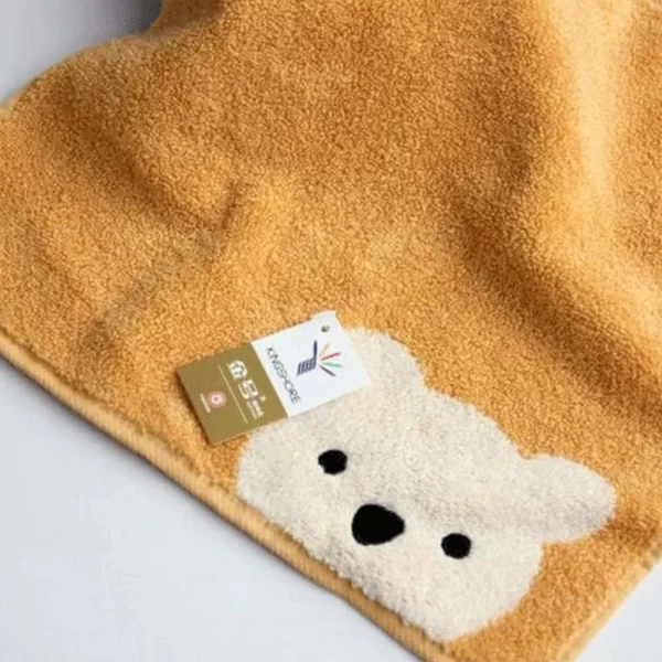 Cute Cartoon Bear Hand Towel Soft Cotton Kids - Image 10