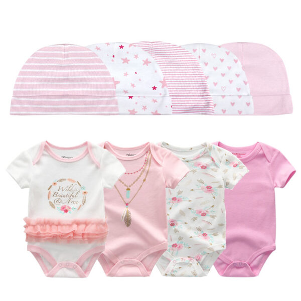 Baby Bodysuit Set with Hat - Image 26