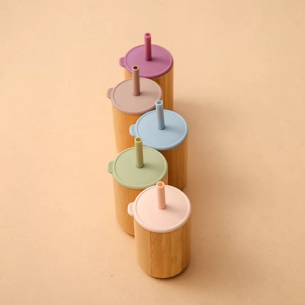 Bamboo Sippy Cups BPA Free - Image 4