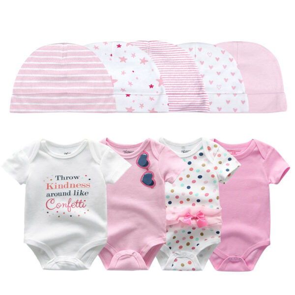 Baby Bodysuit Set with Hat - Image 27