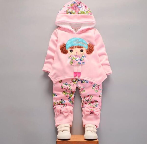 Cartoon Cat Hooded Vest Set - Image 36