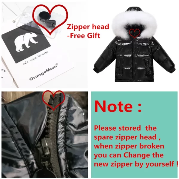 Children's Down Winter Parka - Image 2