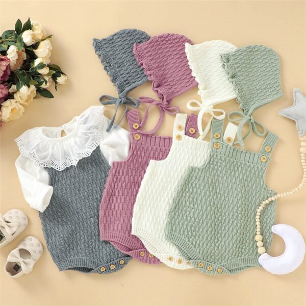 Knitted Romper Set