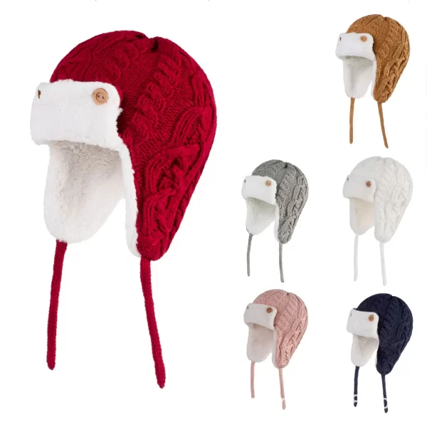 Winter Baby Knitted Hat - Image 2