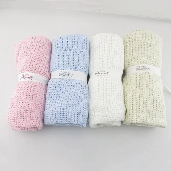 Muslin Baby Blanket Knitted