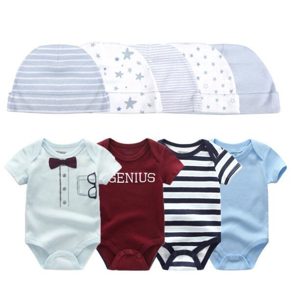 Baby Bodysuit Set with Hat - Image 17