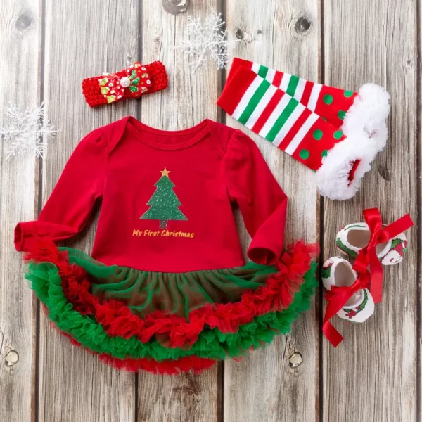 Infant Christmas Party Dress Christmas