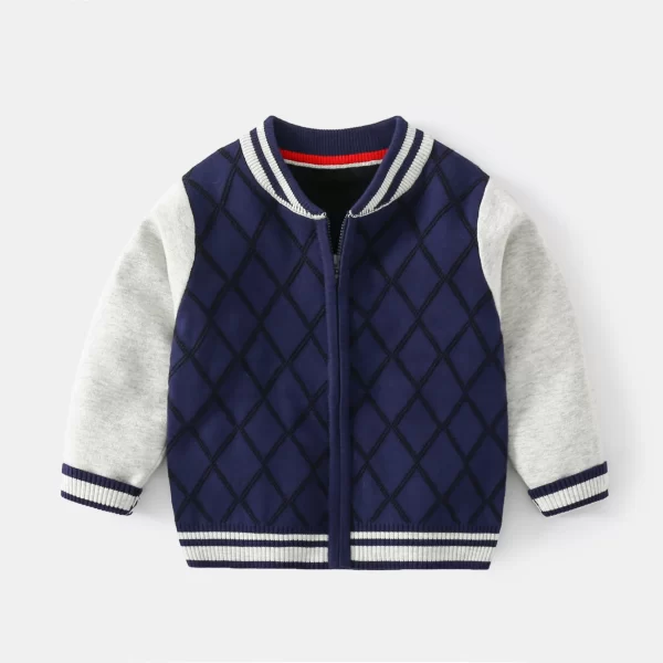 Toddler Cotton Baseball Jacket - Image 2
