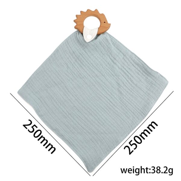 Cartoon Animal Teether Bib - Image 24