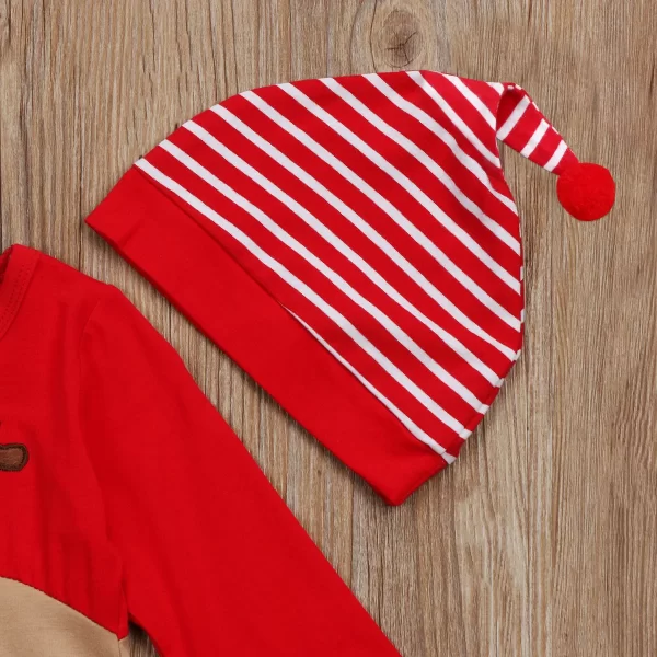 Infant Christmas Reindeer Jumpsuit - Image 4